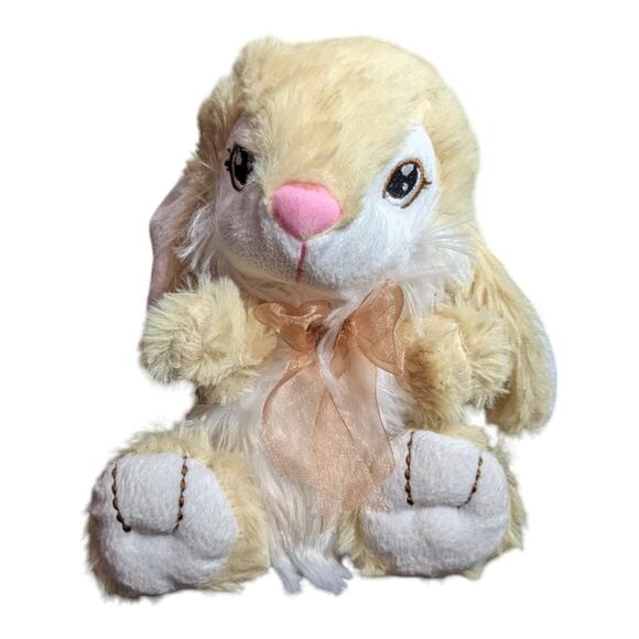 Hoppy Hopster 7" Lop Ear Bunny Rabbit Plush Stuffed Animal Toy - Picture 1 of 6